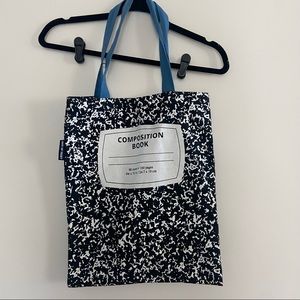 Composition Book tote bag